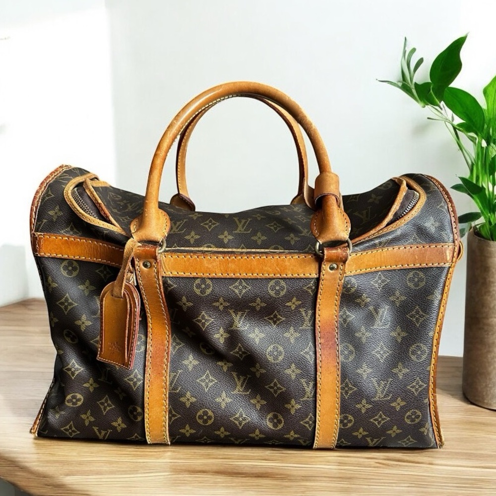 Louis Vuitton Brown Monogram Travel Bag